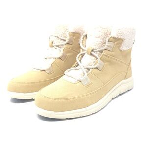 JBU Freeze Lace Up Casual Ankle Winter Boot Beige 9.5